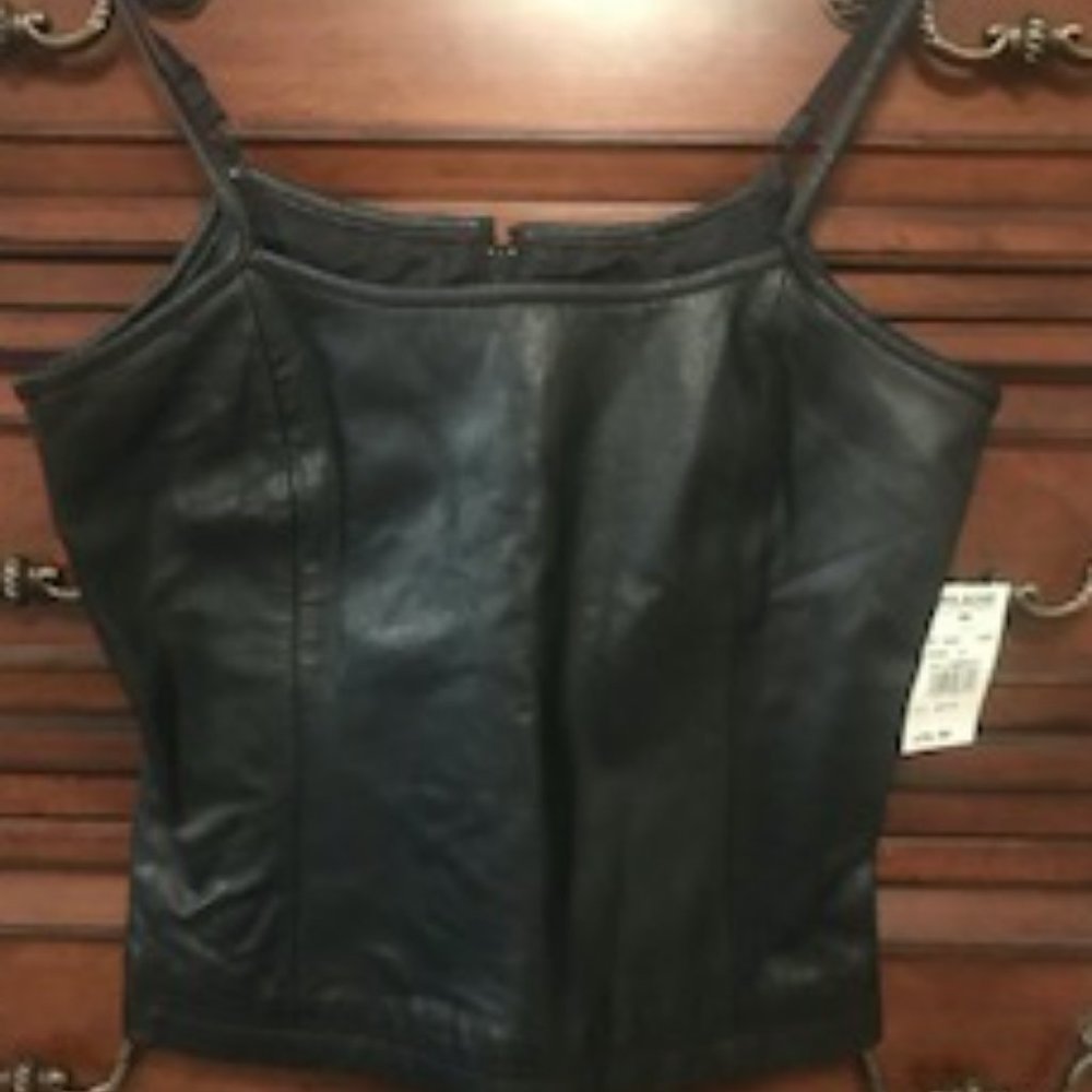 Leather Tank Top